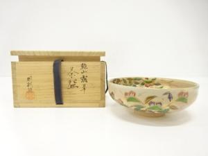 田中朋彩造　乾山露草　茶碗